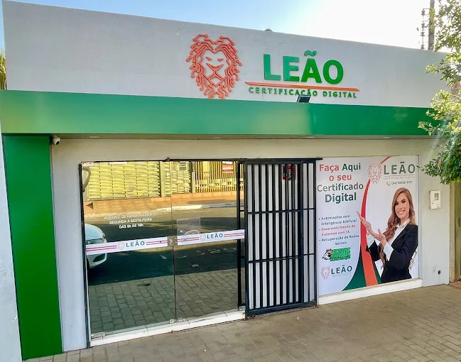 Fachada da Leão Certificação Digital na Rua Cel. Vaiano, 771