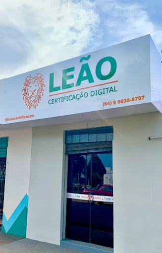 Fachada da Leão Certificação Digital na Rua Osório Coelho de Moraes, 462